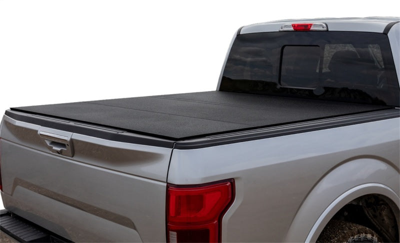 Access LOMAX Tri-Fold Cover 05-20 Nissan Frontier w/ 5ft Bed - Black Urethane B3030039