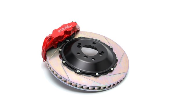 Dinan by Brembo Front Brake Set - BMW 2011-2013 X5/2008-2014 X6 Front - Red Calipers - Drilled - E70/E71