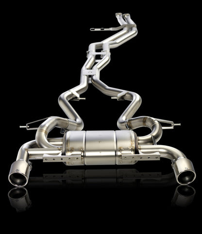 Akrapovic 07-12 BMW 335i (E90 E91) Evolution Line Cat Back (Titanium) w/ Titanium Tips S-BME90/91/335