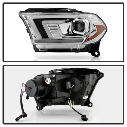 Spyder Dodge Durango 11-13 Halogen Model Only Projector Headlights - Chrome PRO-YD-DDU11SI-C 5088277