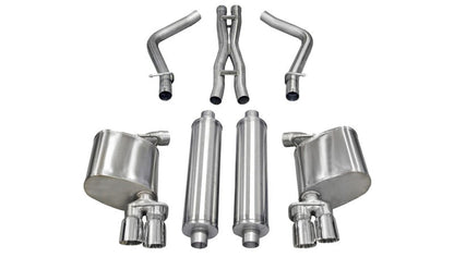 Corsa Performance 11-13 Dodge Charger R/T 5.7L V8 Polished Xtreme Cat-Back Exhaust