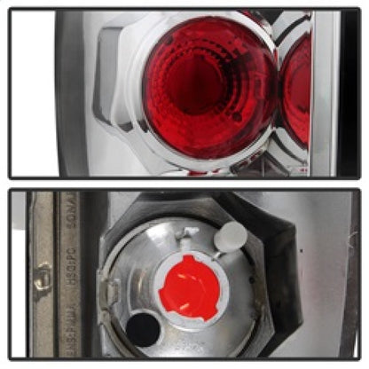 Spyder Chevy Avalanche 02-06 Euro Style Tail Lights Chrome ALT-YD-CAV04-C 5001115