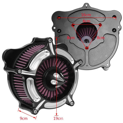 Motorcycle High-Flow Air Intake Filter for Harley-Davidson – Aluminum Alloy