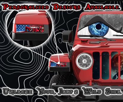 Deadpool Jl and Gladiator Turn signal decal 8