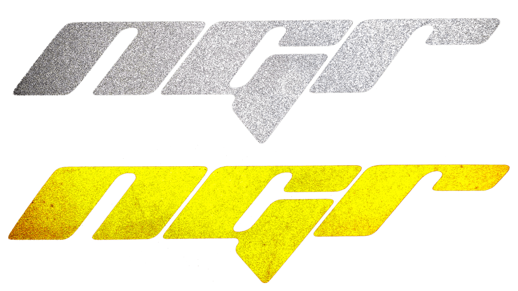 NGR Metallic Gold Decals (5in x 2in)