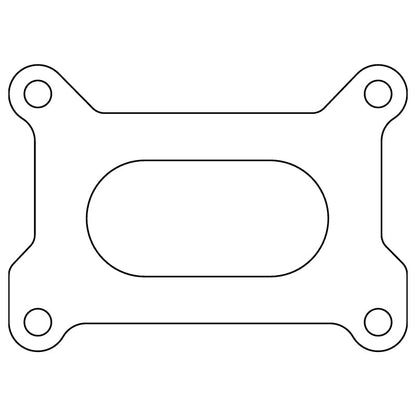 Cometic Gasket Cometic Holley 2 Barrel 500 CFM .039in Fiber Carburetor Gasket - 3.640in x 1.750in - Open Plenum C15184