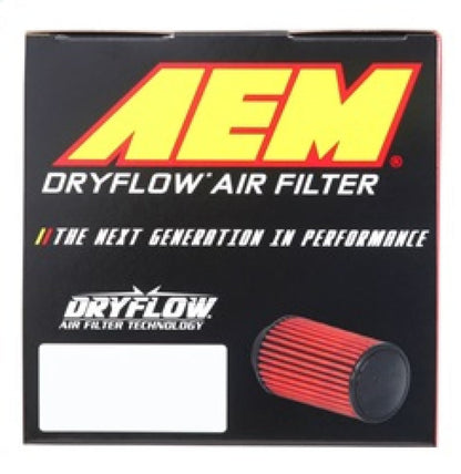 AEM Induction AEM DryFlow Air Filter AIR FILTER KIT 2.5in X 9in DRYFLOW 21-2019DK