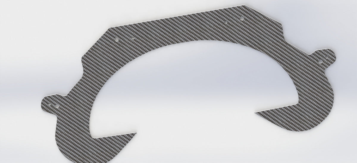 Honda DEL SOL CARBON FIBER S2000 Cluster Swap Bezel S2K AP1 AP2 for DEL SOL