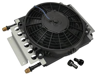 OIL COOLER W/ ELEC FAN