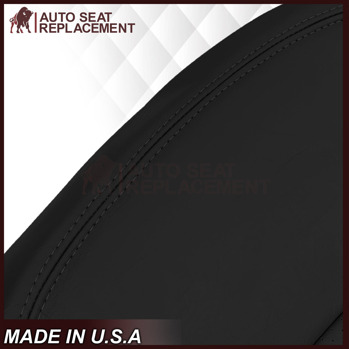 1992 - 1996 Ford Bronco Eddie Bauer Synthetic Leather Seat Cover In Black