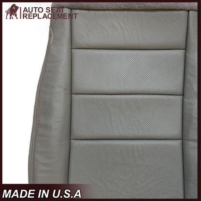 2003 2004 2005 2006 2007 Ford F250 F350 F450 Super Duty Full Front Row & Second Row With Full Bench Perforated Genuine Leather Seat Covers