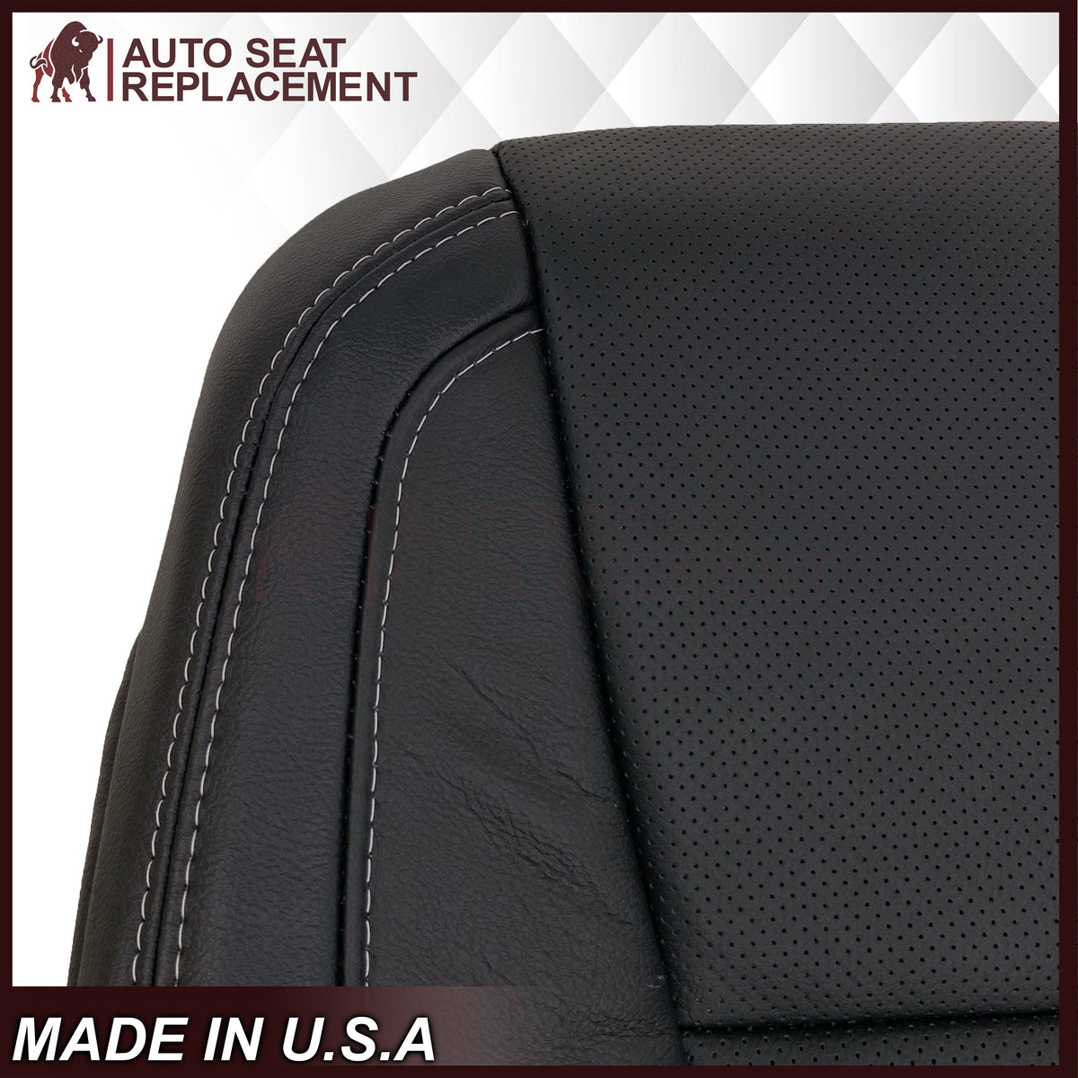 2017-2021 Ford F250 XLT Replacement Seat Covers In Charcoal Black