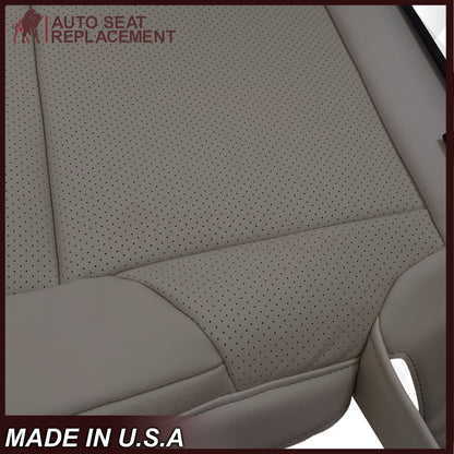 2010-2013 Lexus GX460 Replacement Perforated Synthetic Leather Seat Cover: Dark Tan Perforated