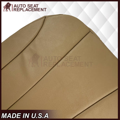 1999-2002 Chevy Silverado Work Truck in Dark Oak Tan Synthetic Leather