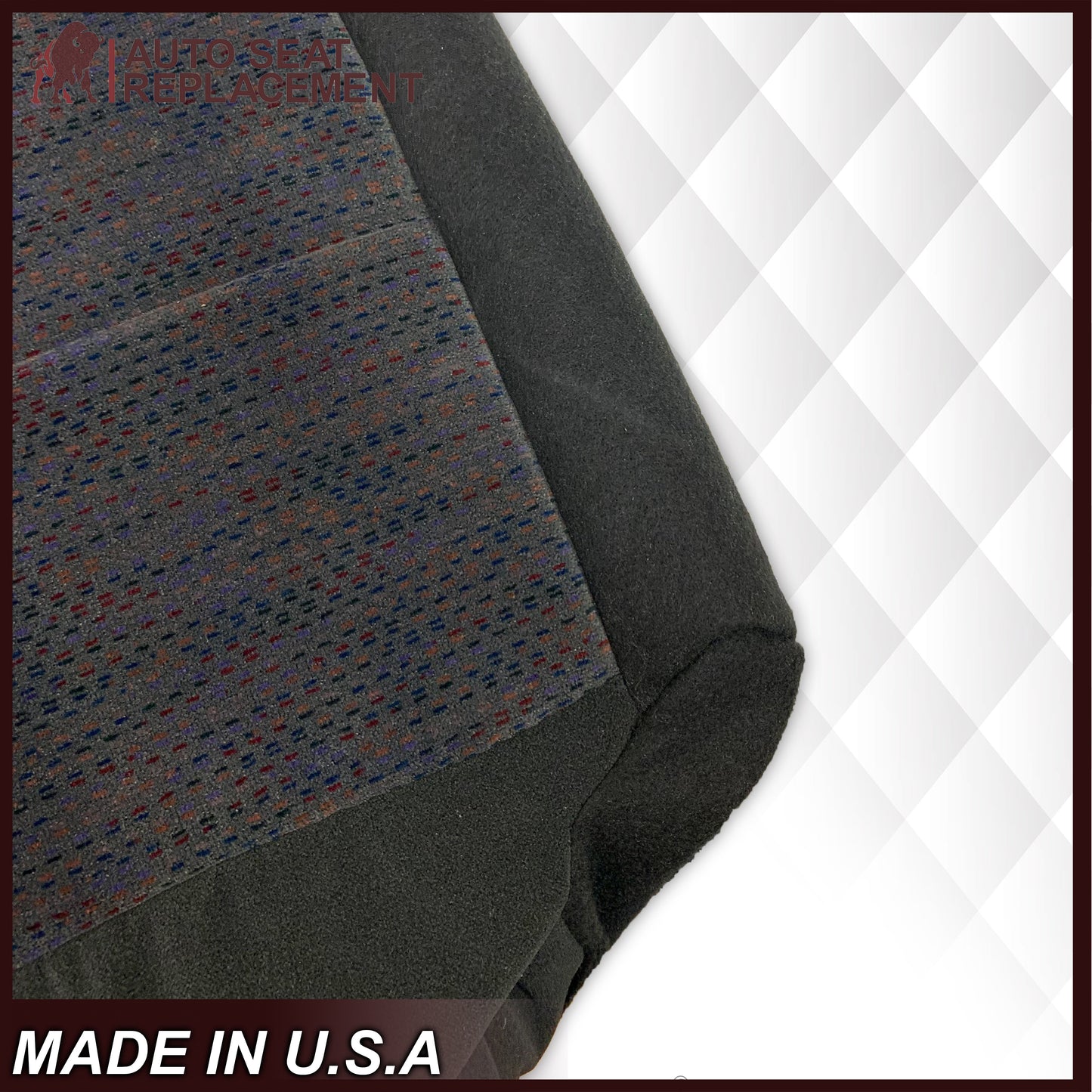 1999 2000 2001 2002 Chevy Silverado 1500 2500 3500 HD LS LT Replacement Seat Cover in Dark Gray Cloth