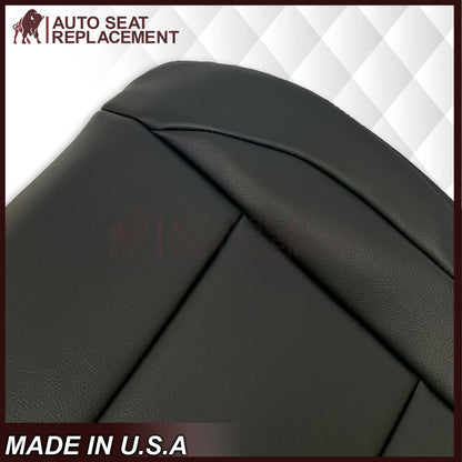 2005-2015 Nissan Titan Driver and Passenger Side Top and Bottom Seat Covers in Black : Choose from the variants