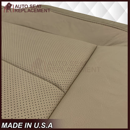 2018-2020 Ford F-150 Lariat Replacement Leather Seat Cover: Tan, Perforated