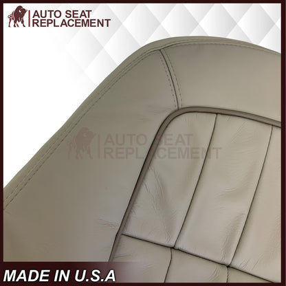 1997 - 2003 Jaguar XJ8, XJ6 4-Door L6 Genuine Leather OR Synthetic Leather Seat Covers In Oatmeal (Beige)
