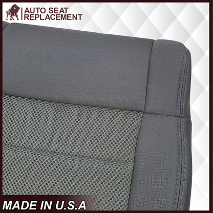 2008-2010 Jeep Wrangler Unlimited Sport-Bottom Replacement Cloth Seat Cover Gray