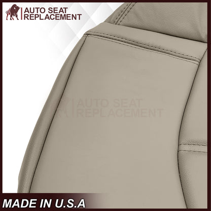 2009-2012 Chevrolet Traverse LT/LTZ Second Row Driver or Passenger Replacement Seat Cover: Non-Perforated, Tan