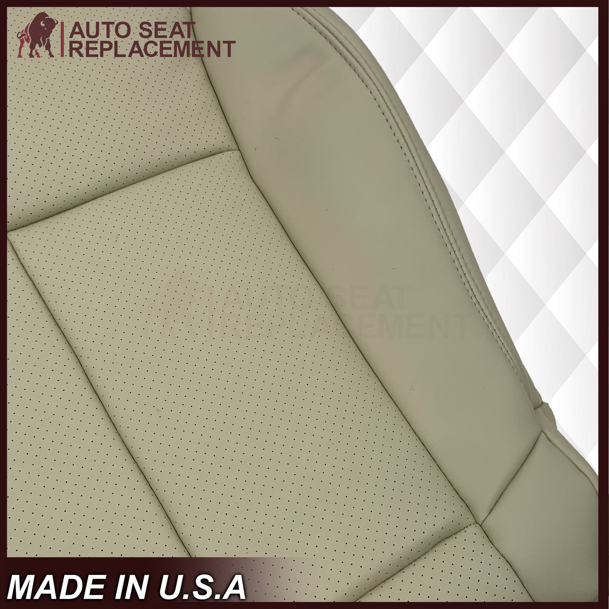 2006-2010 for Infiniti M45 M35 Sedan Bottom Replacement Seat Cover In Wheat Tan