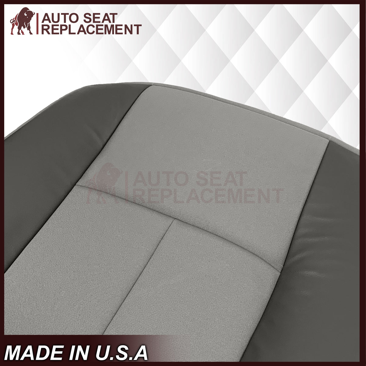 2012 - 2021 For Nissan NV1500 NV2500 NV3500 Replacement Cloth Seat Covers In Gray