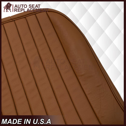 1972-1989 Mercedes Benz R107 Leather seat Covers 280SL 450SL 380SL 560SL W107 SL In Saddle Brown
