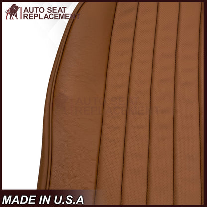 1972-1989 Mercedes Benz R107 Leather seat Covers 280SL 450SL 380SL 560SL W107 SL In Saddle Brown