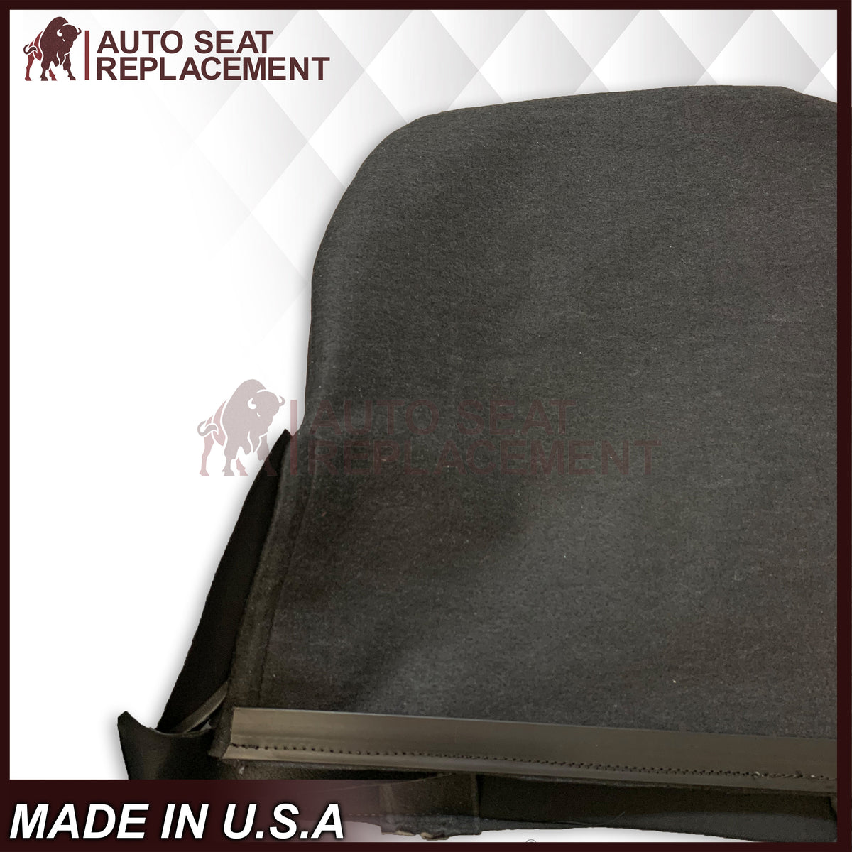 2005-2015 Nissan Titan Second Row Driver and Passenger Side Top and Bottom Seat Covers in Black : Choose from the variants