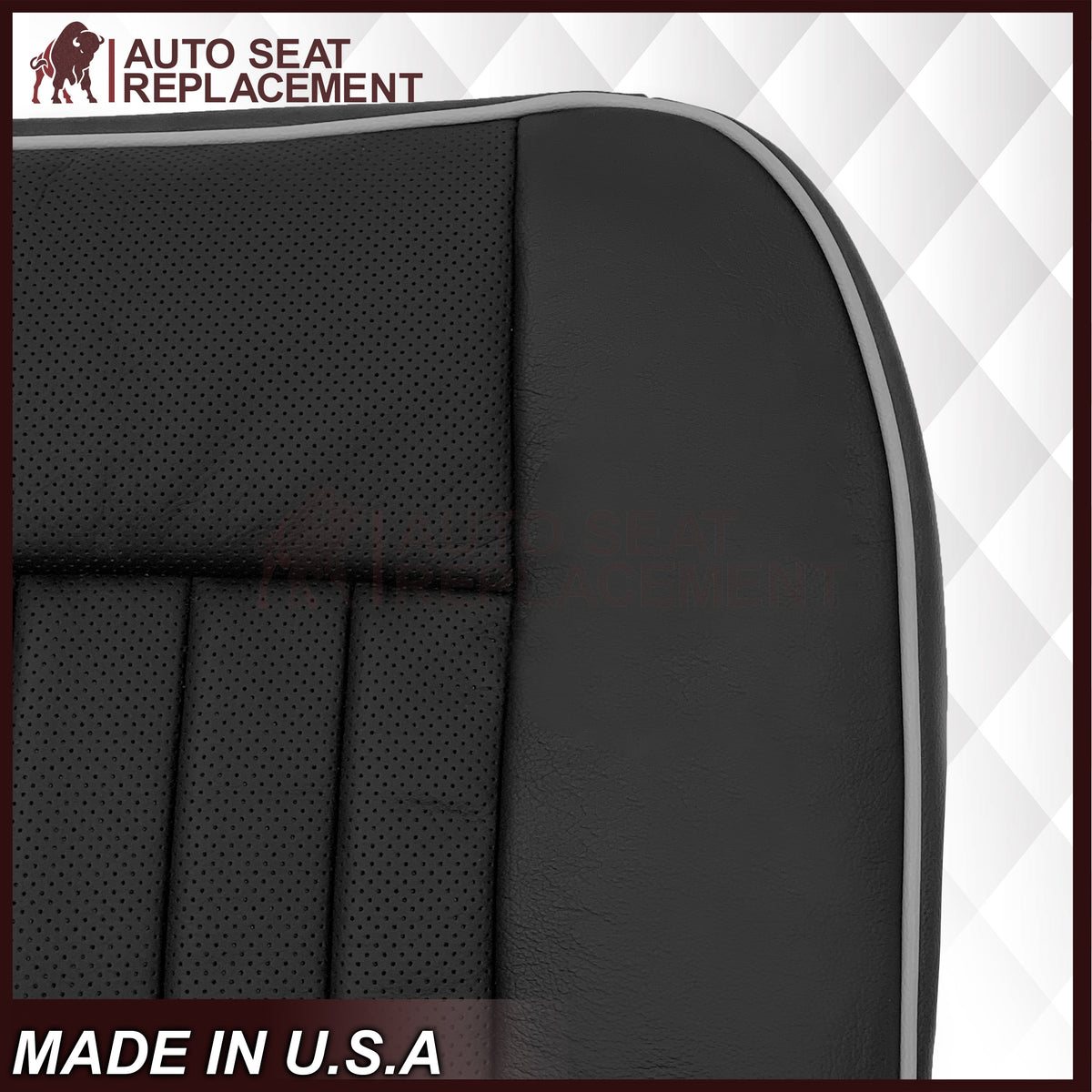 2003 - 2006 Lincoln Navigator Replacement Seat Covers in Black: Choose Genuine Leather or Vinyl