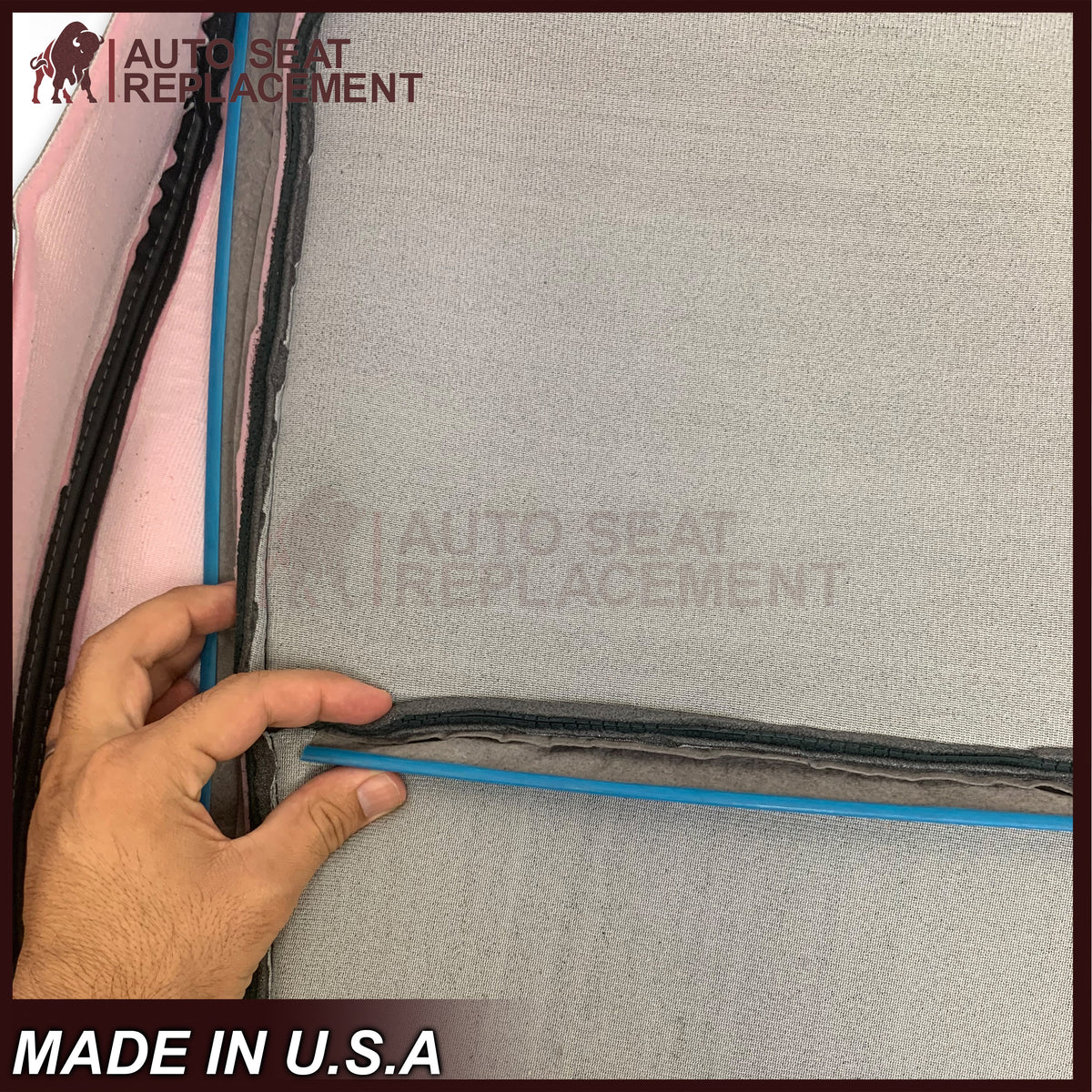 2004 Acura TL Driver Or Passenger Side Bottom Seat Cover in Black: Leather or Vinyl