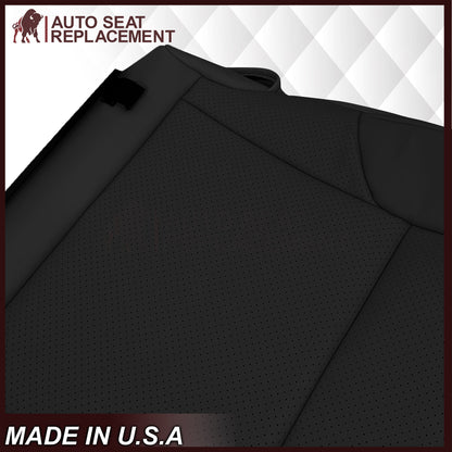 2010-2021 Lexus GX460 Replacement Perforated Synthetic Leather Seat Cover: Black Perforated