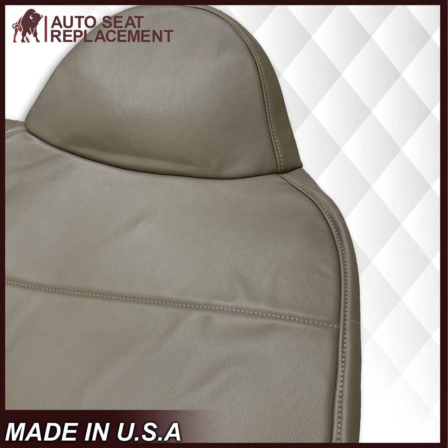 2008-2010 Ford F-250 F-350 F-450 F-550 Super Duty XL Work Truck Seat Cover in Medium Stone Gray: Choose From Variants