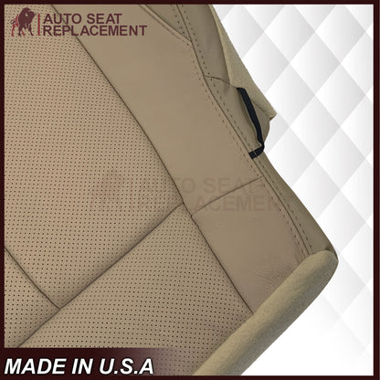 2018-2020 Ford F-150 Lariat Replacement Leather Seat Cover: Tan, Perforated