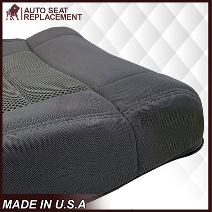 2008-2010 Jeep Wrangler Unlimited Sport-Bottom Replacement Cloth Seat Cover Gray