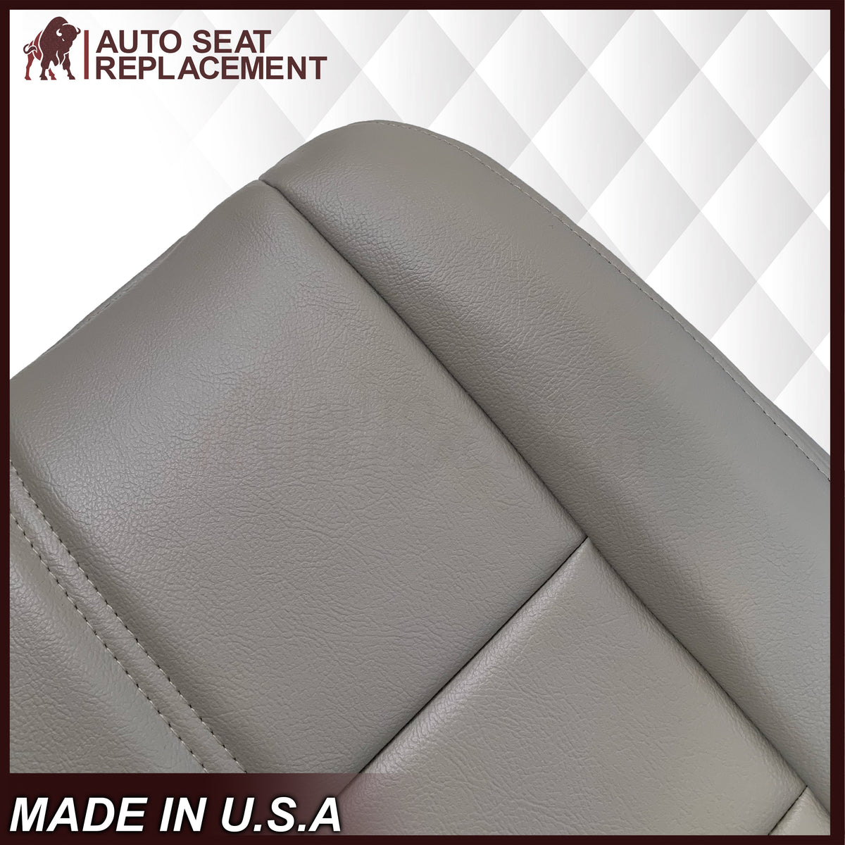 2008-2010 Ford F-250 F-350 F-450 F-550 Lariat Seat Cover in Medium Stone Gray: Choose From Variants