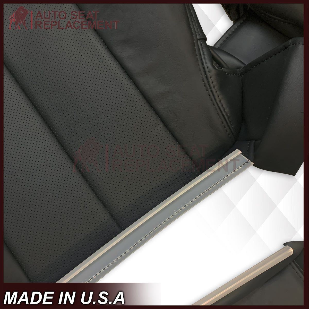 2009 - 2014 Ford F150 PLATINUM EDITION (2nd) Second Row Perforated Leather or Vinyl Seat Covers