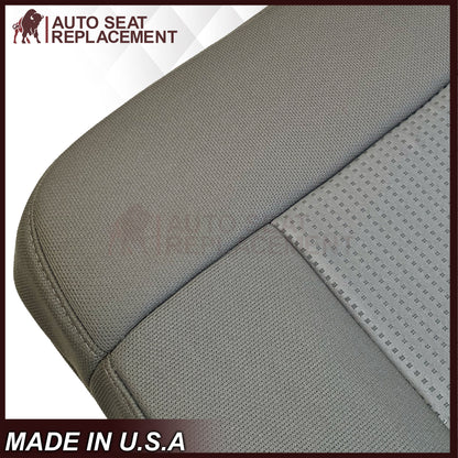 2007 2008 Ford F-150 XLT Replacement Driver OR Passenger Seat Cover in Gray Fabric