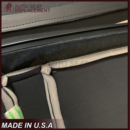 2005-2015 Nissan Titan Second Row Driver and Passenger Side Top and Bottom Seat Covers in Black : Choose from the variants