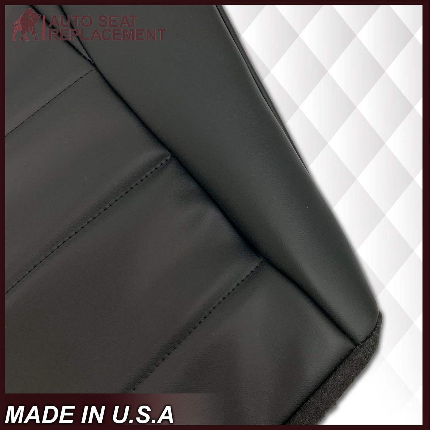 1994-1998 Ford Mustang Synthetic Replacement Seat Covers in Black: Choose From Variation