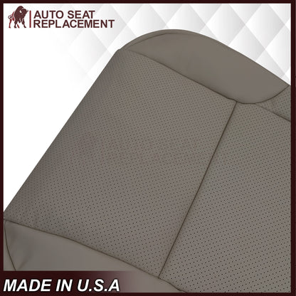 2010-2013 Lexus GX460 Replacement Perforated Synthetic Leather Seat Cover: Dark Tan Perforated