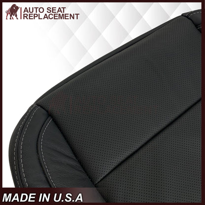 2017-2021 Ford F250 XLT Replacement Seat Covers In Charcoal Black