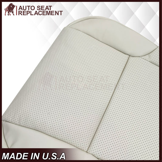 2010-2021 Lexus GX460 Replacement Perforated Synthetic Leather Seat Cover: Ecru “Off-White/Cream” Perforated