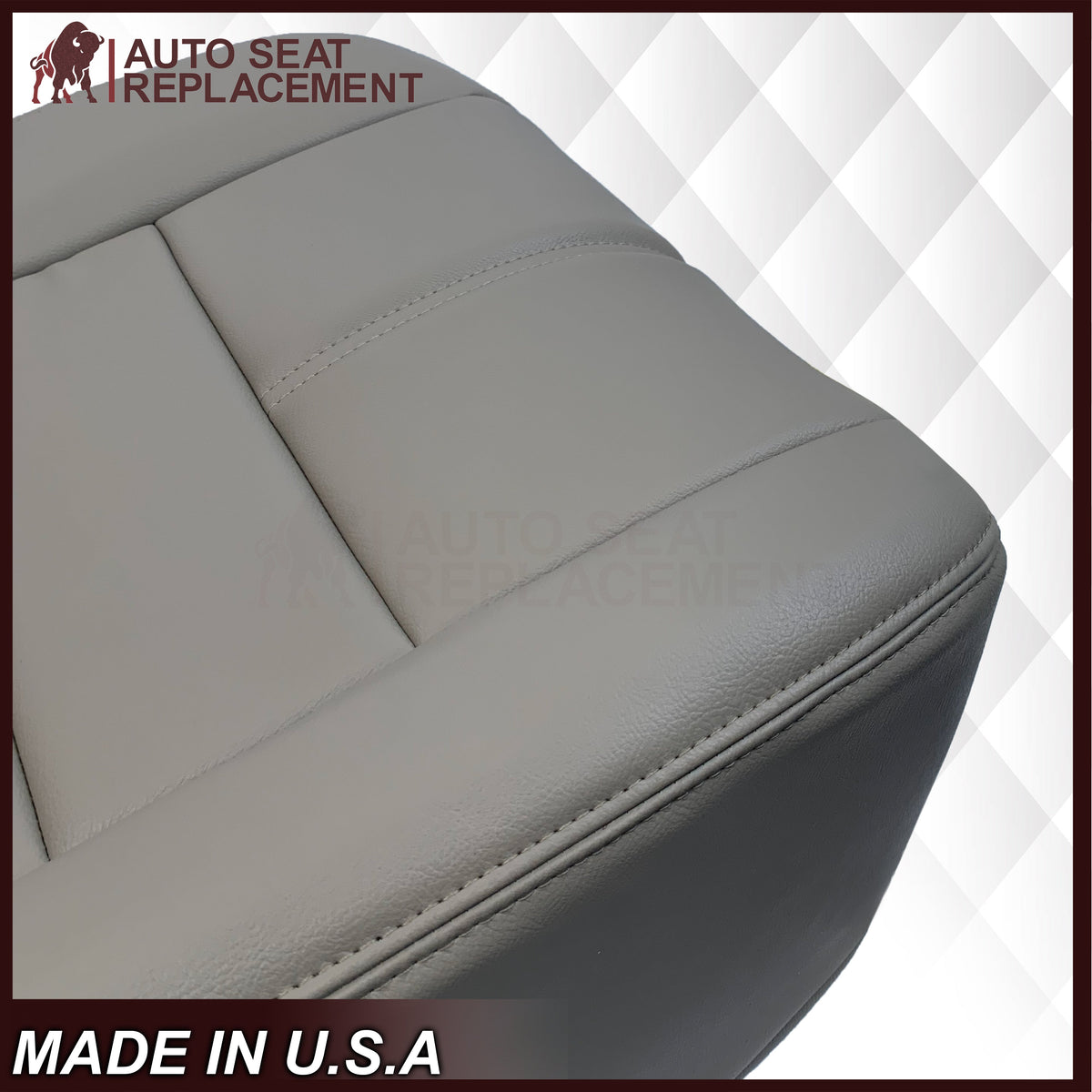 2008-2010 Ford F-250 F-350 F-450 F-550 Lariat Seat Cover in Medium Stone Gray: Choose From Variants