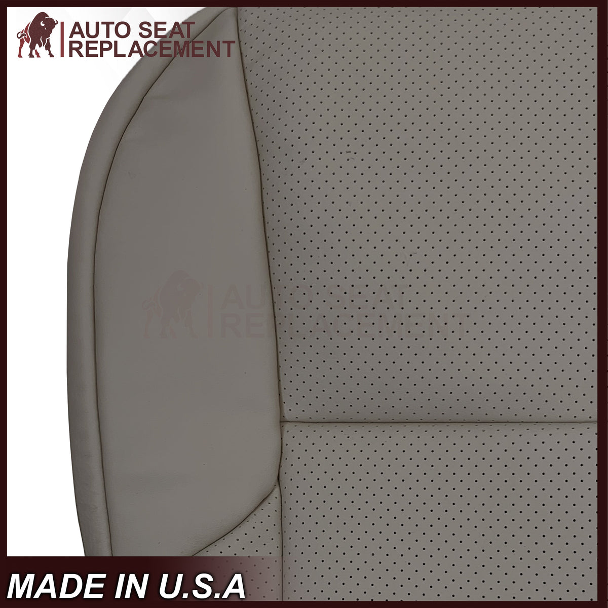 2010-2013 Lexus GX460 Replacement Perforated Synthetic Leather Seat Cover: Dark Tan Perforated