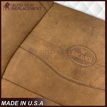 2001 2002 2003 Ford F150 King Ranch Raw Cowhide GENUINE LEATHER Seat Covers