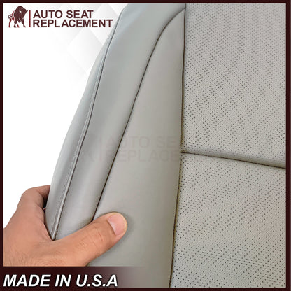 2010-2021 Lexus GX460 Replacement Perforated Synthetic Leather Seat Cover: Ecru “Off-White/Cream” Perforated