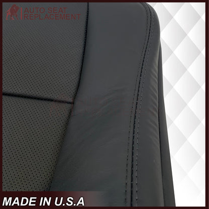 2005 - 2008 Acura TL Driver Or Passenger Seat Covers In Black: Choose Leather OR Synthetic Leather