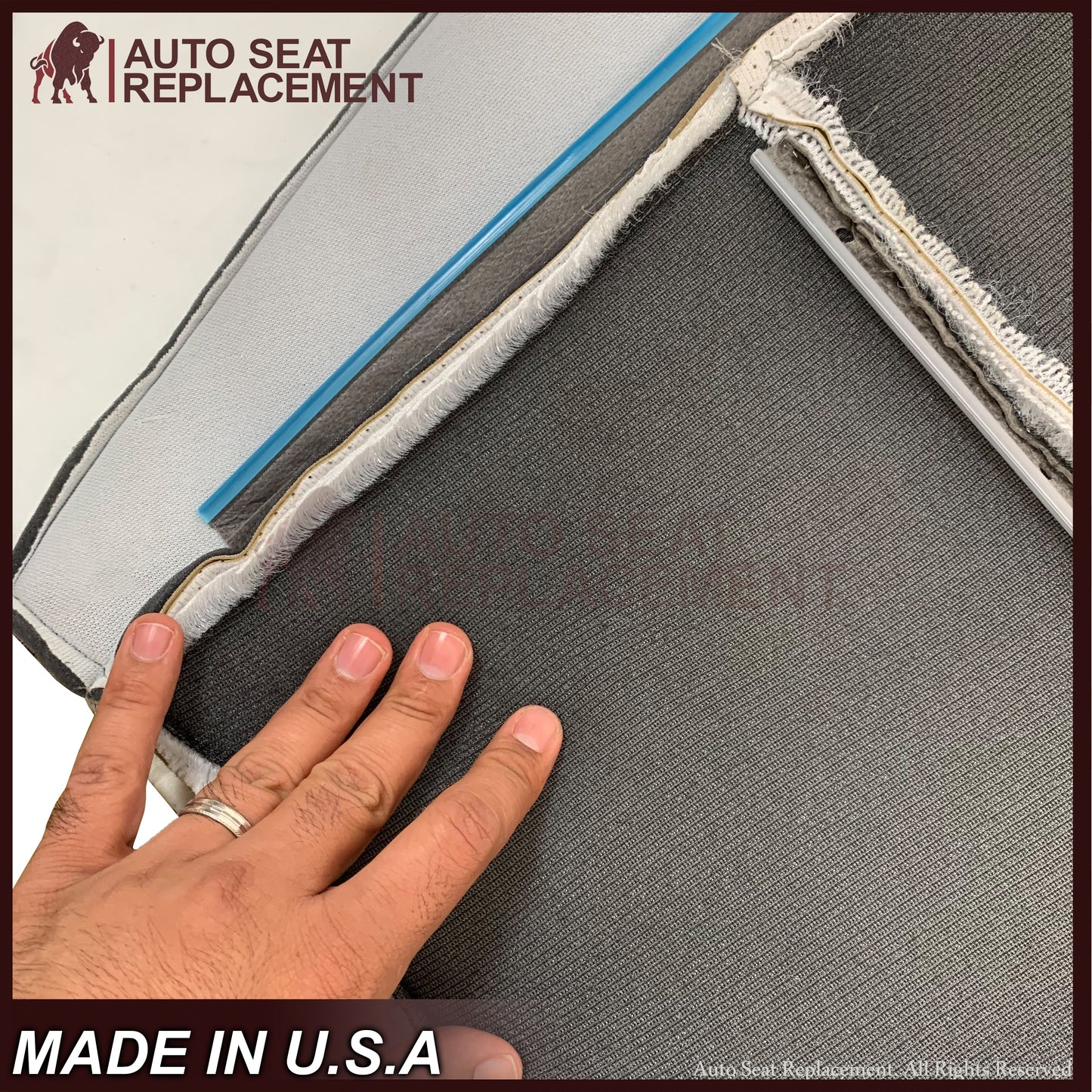2009-2014 GMC Sierra & Yukon Denali Perforated Seat Cover in Light Cashmere Tan: Choose From Variation