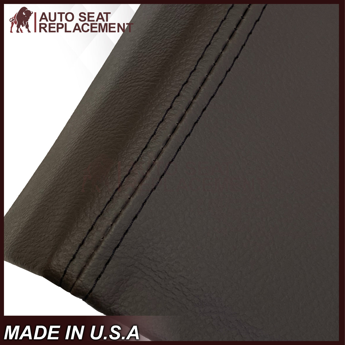 2007 - 2014  Ford Expedition Eddie Bauer Center Console Armrest Lid Synthetic Leather Cover In Brown